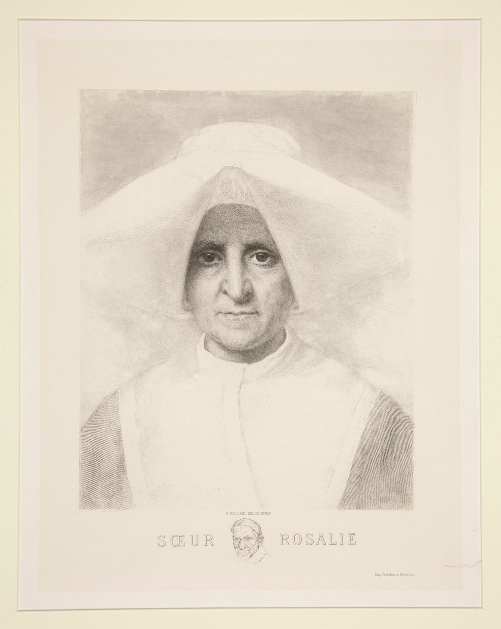 Rahibe Rosalie by Claude Ferdinand Gaillard