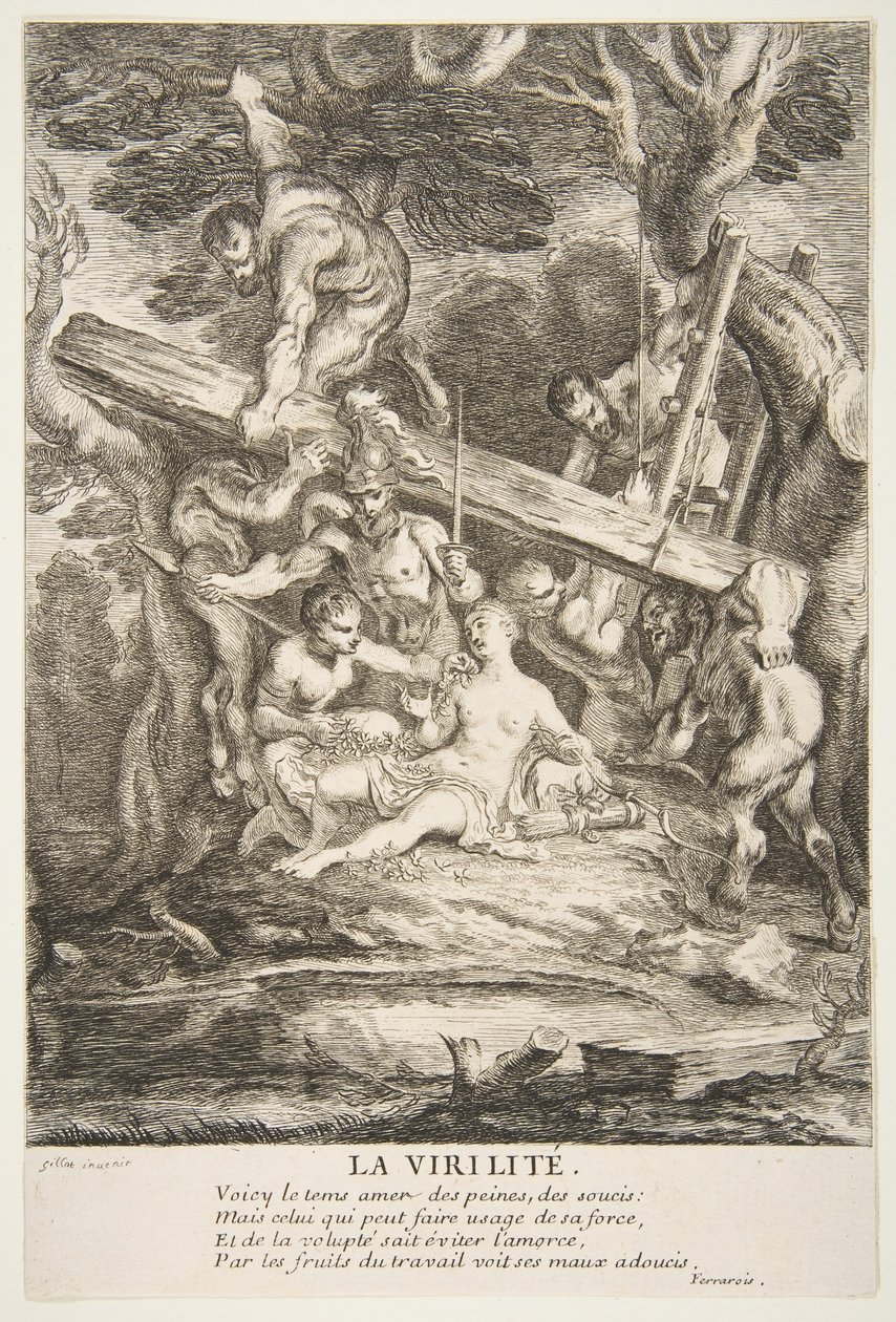 Erkeklik.n.d by Claude Gillot
