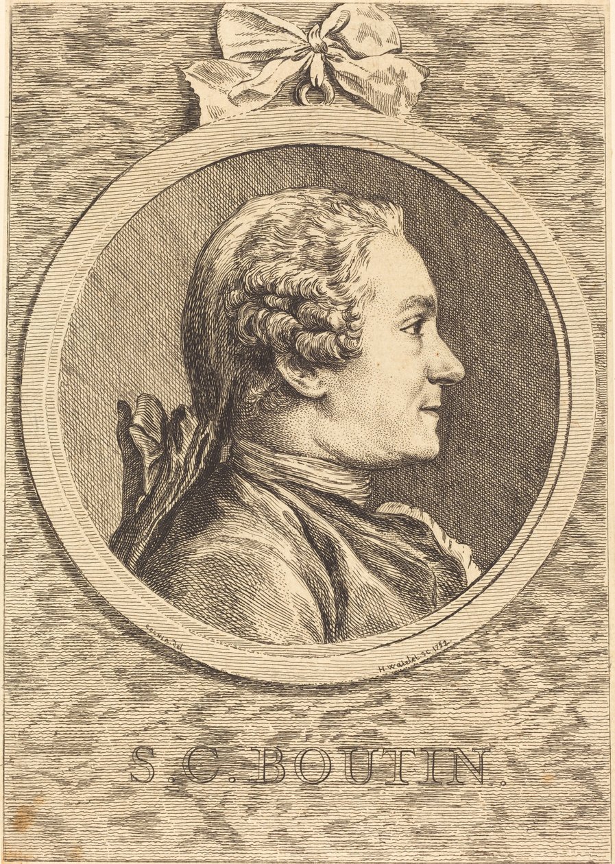 SC Boutin by Claude Henri Watelet after Charles Nicolas Cochin II