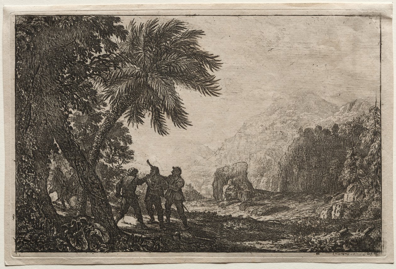 Eşkıyalarla Manzara, 1633. by Claude Lorrain