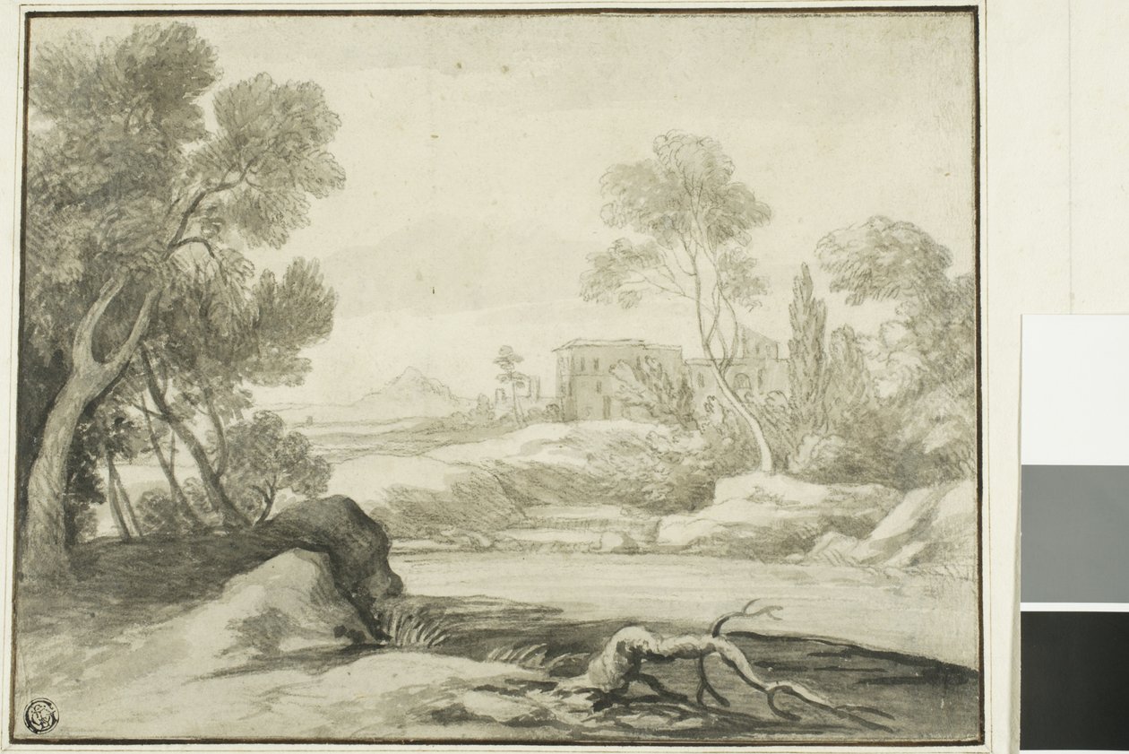 nehir sahnesi by Claude Lorrain