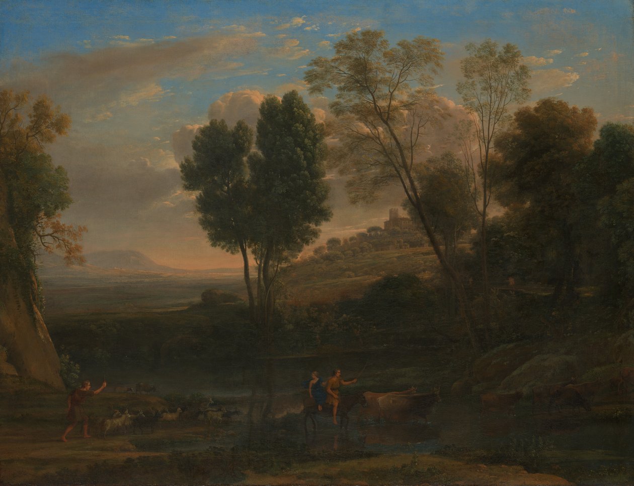 Gün doğumu, muhtemelen 1646-47. by Claude Lorrain