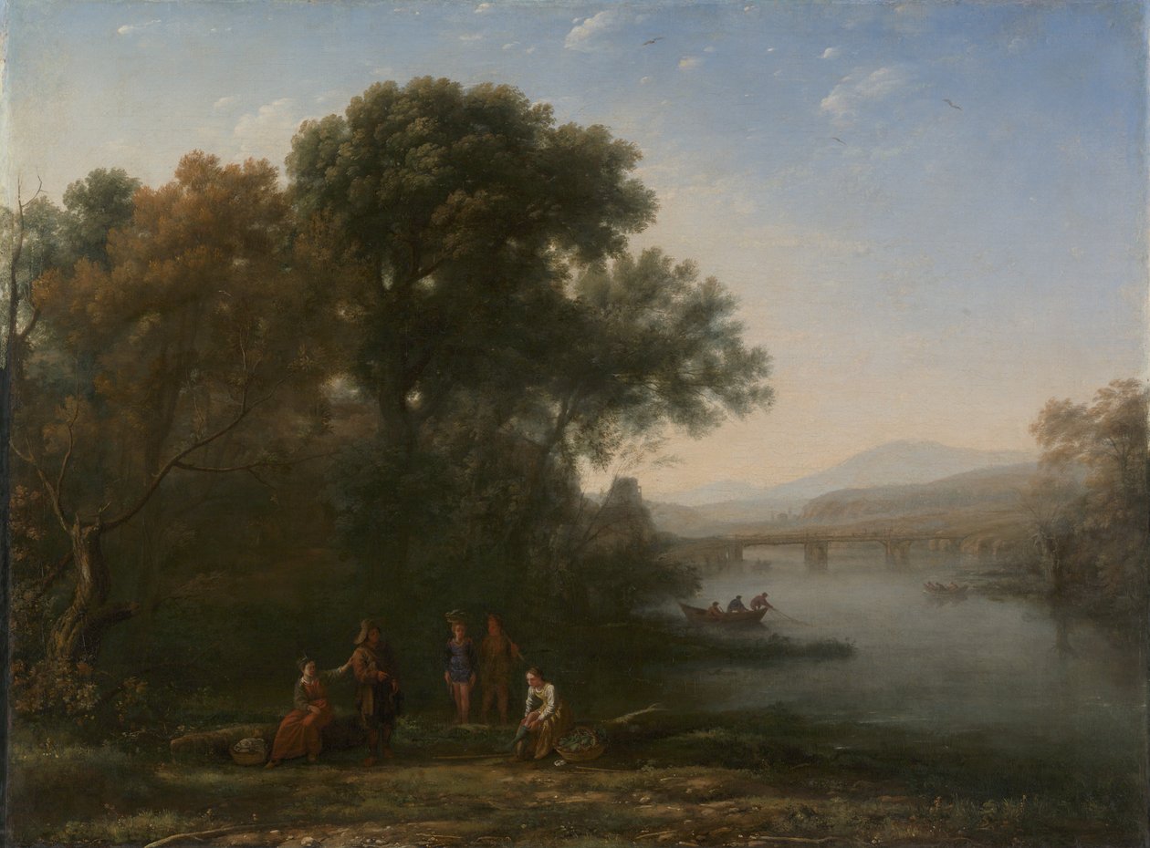 Ford, muhtemelen 1636. by Claude Lorrain