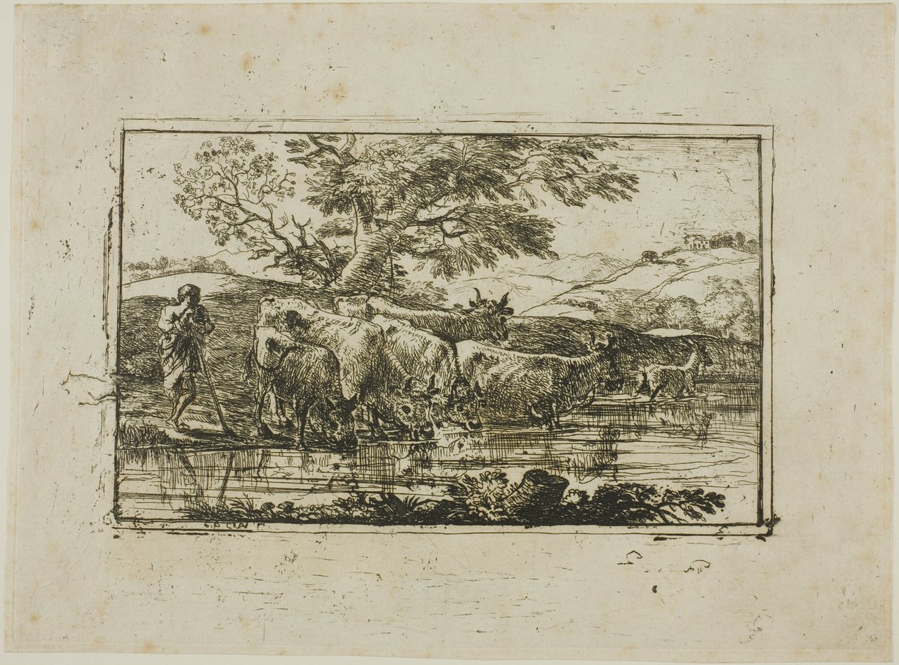 Sulama Yerindeki Sürü by Claude Lorrain
