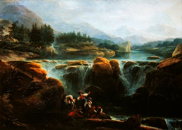 ಸ್ವಿಸ್ ಲ್ಯಾಂಡ್‌ಸ್ಕೇಪ್, c.1790-94 ಟರ್ಕ್ by Claude Louis Chatelet