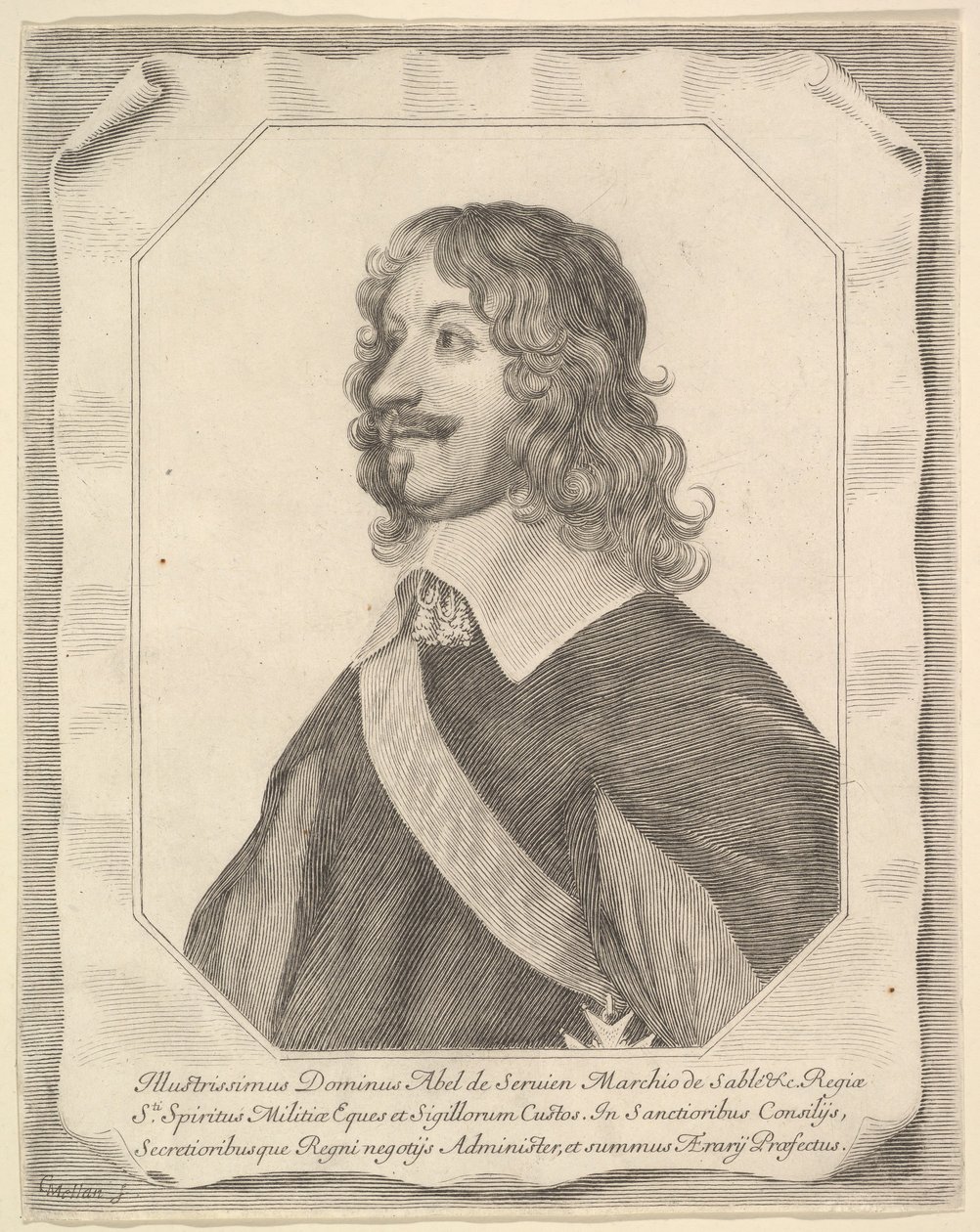 Abel Servien. by Claude Mellan