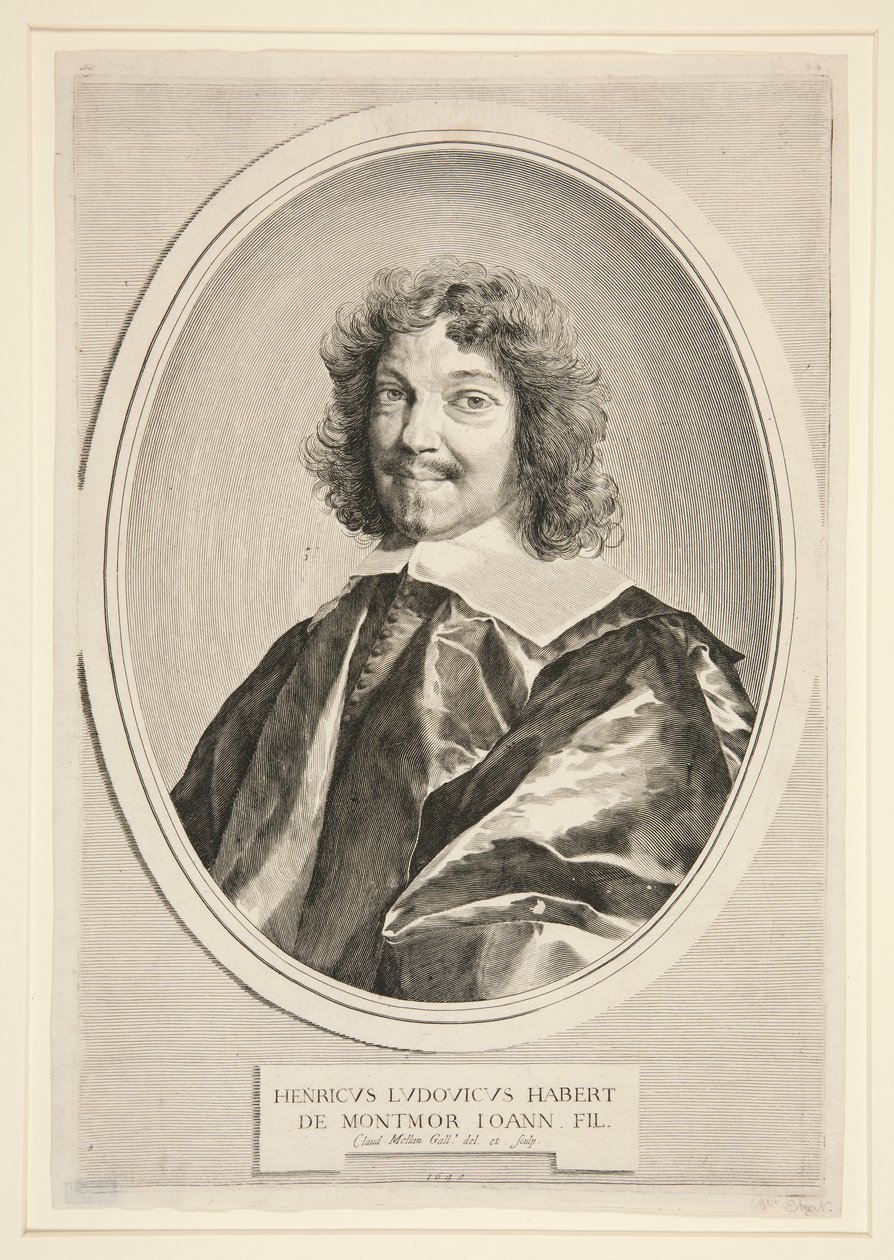 Henri Louis Habert de Montmor by Claude Mellan