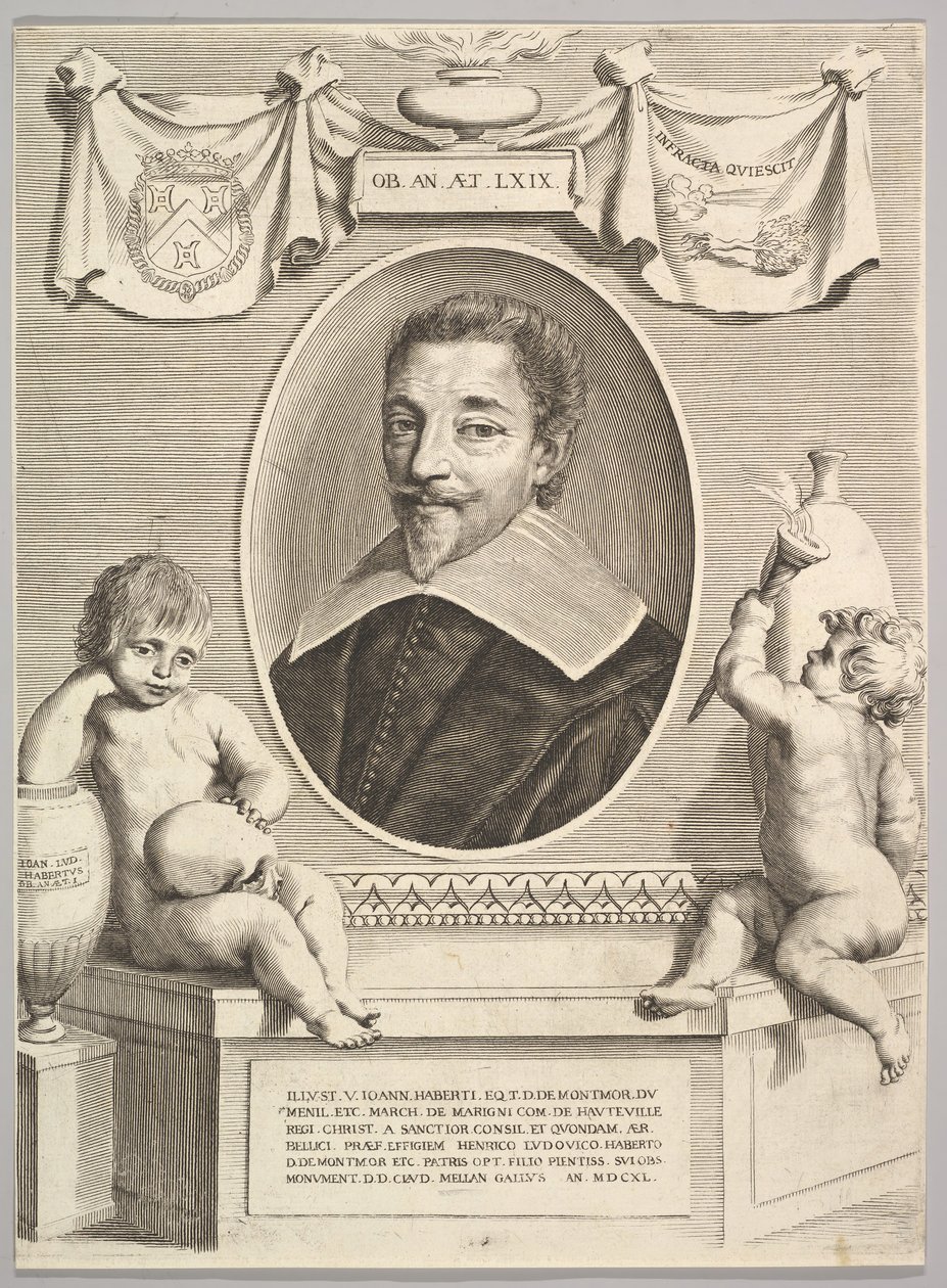 Jean Habert de Montmor, 1640. by Claude Mellan