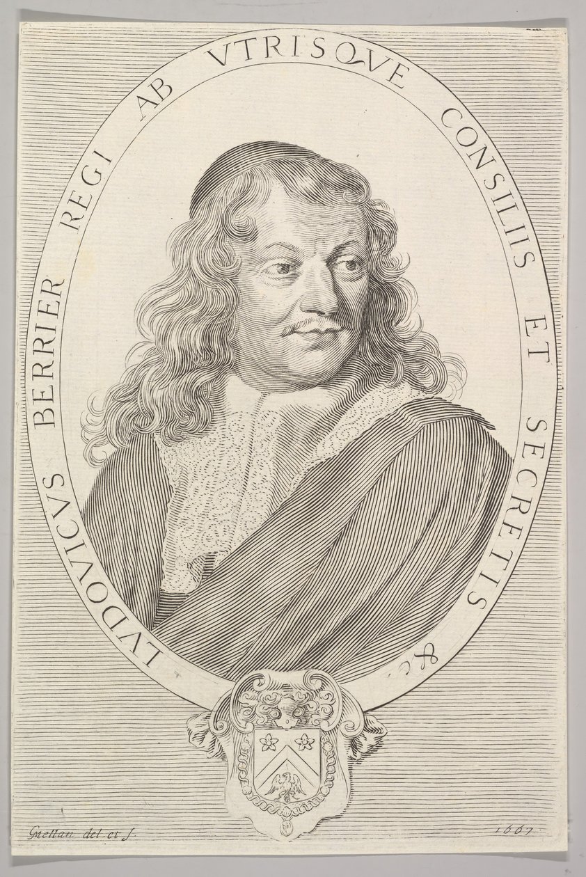 Louis Berryer, 1667. by Claude Mellan