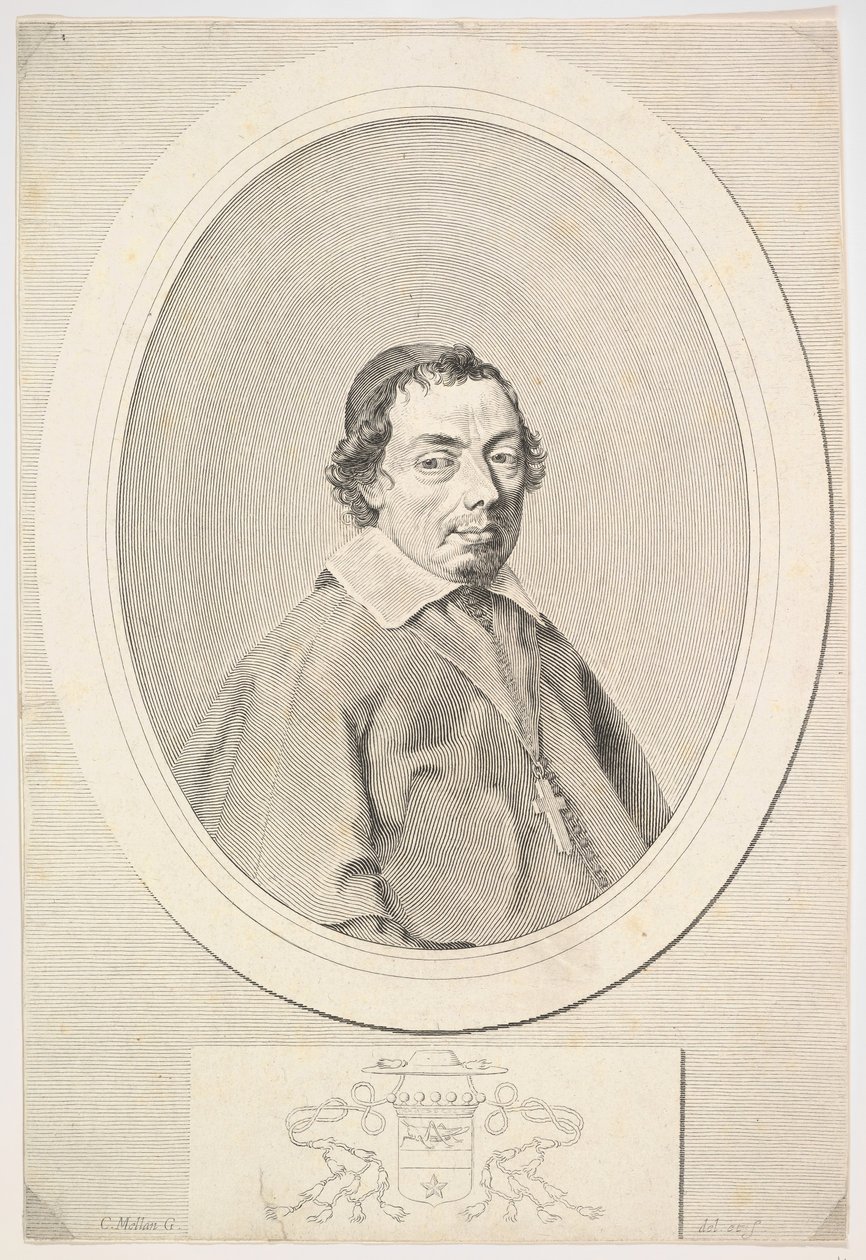 Nicolas Grillié, Uzès.n.d. Piskoposu by Claude Mellan