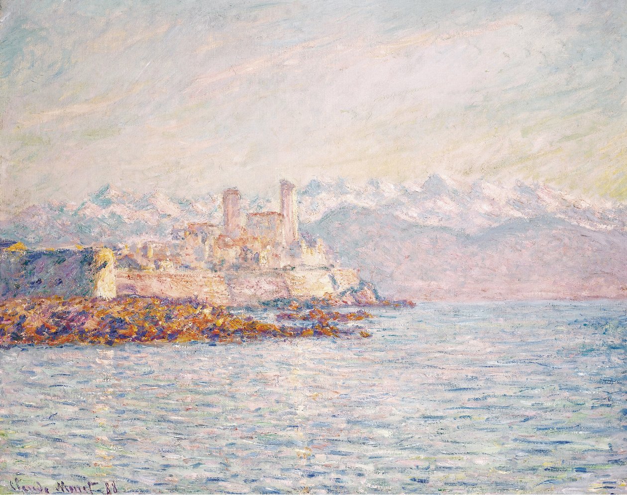 Antibes, 1888. by Claude Monet