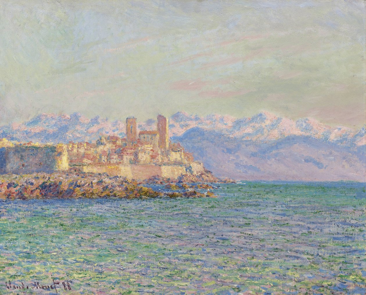 Antibes, Kale, 1888 by Claude Monet