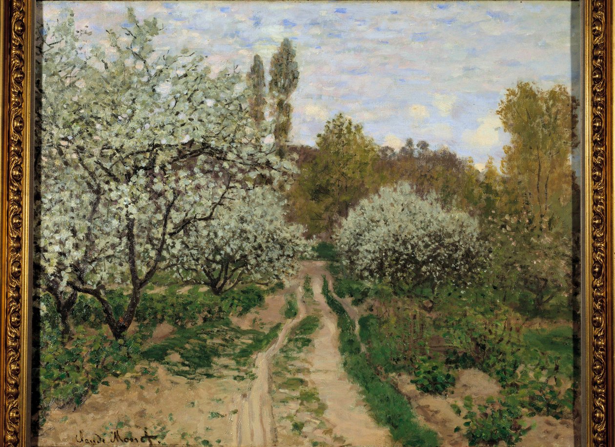 Çiçek Açan Elma Ağaçları by Claude Monet