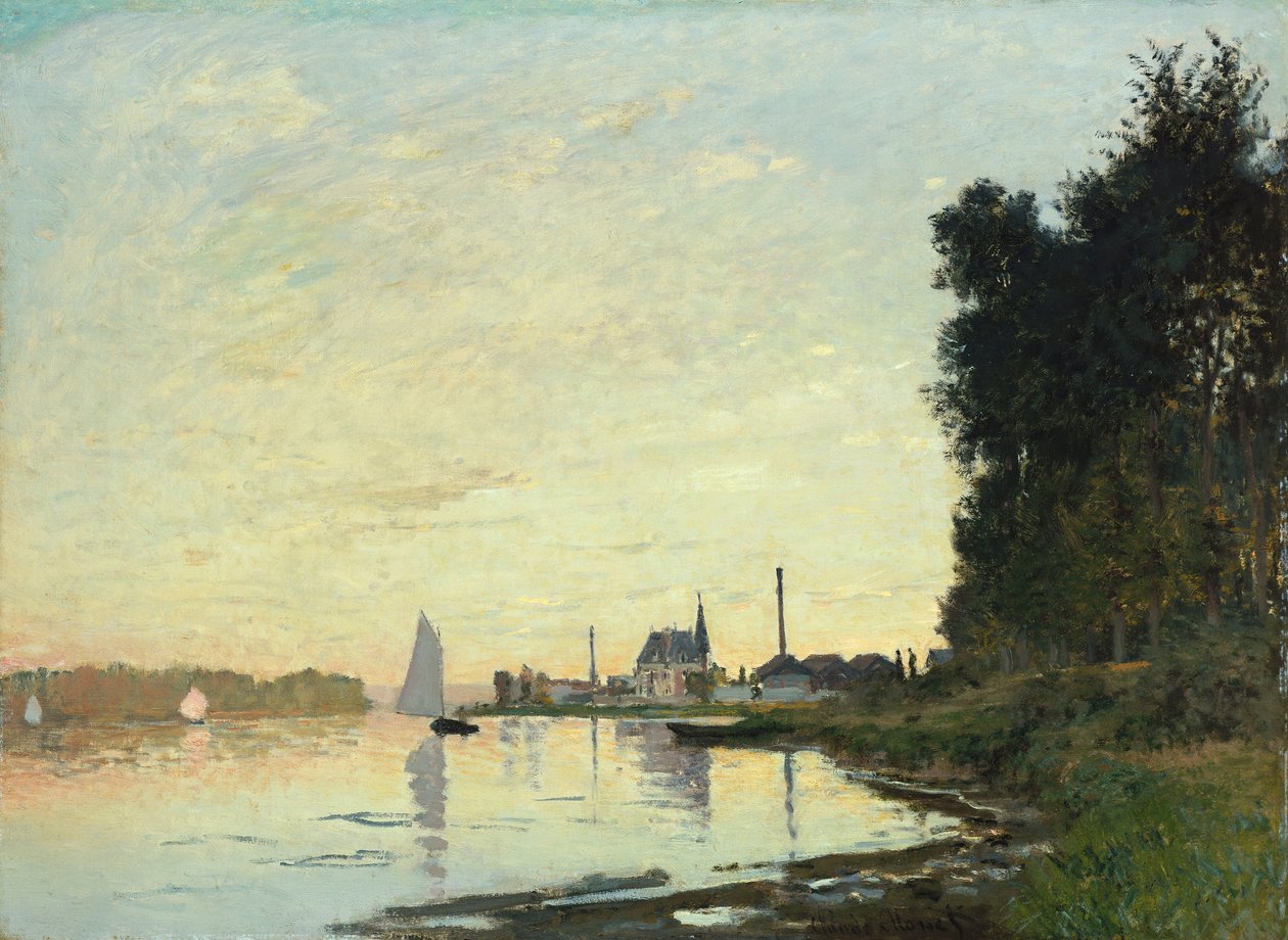 Argenteuil, Öğleden Sonra, 1872 by Claude Monet