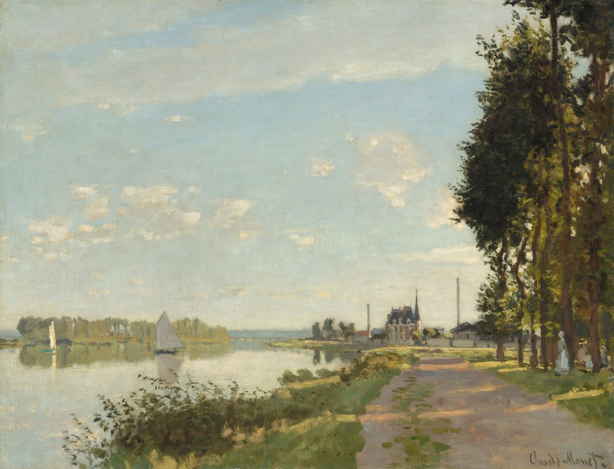 Argenteuil, c. 1872. by Claude Monet