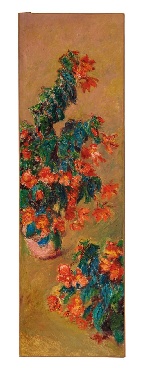 Saksıdaki kırmızı açelyalar, 1883 by Claude Monet