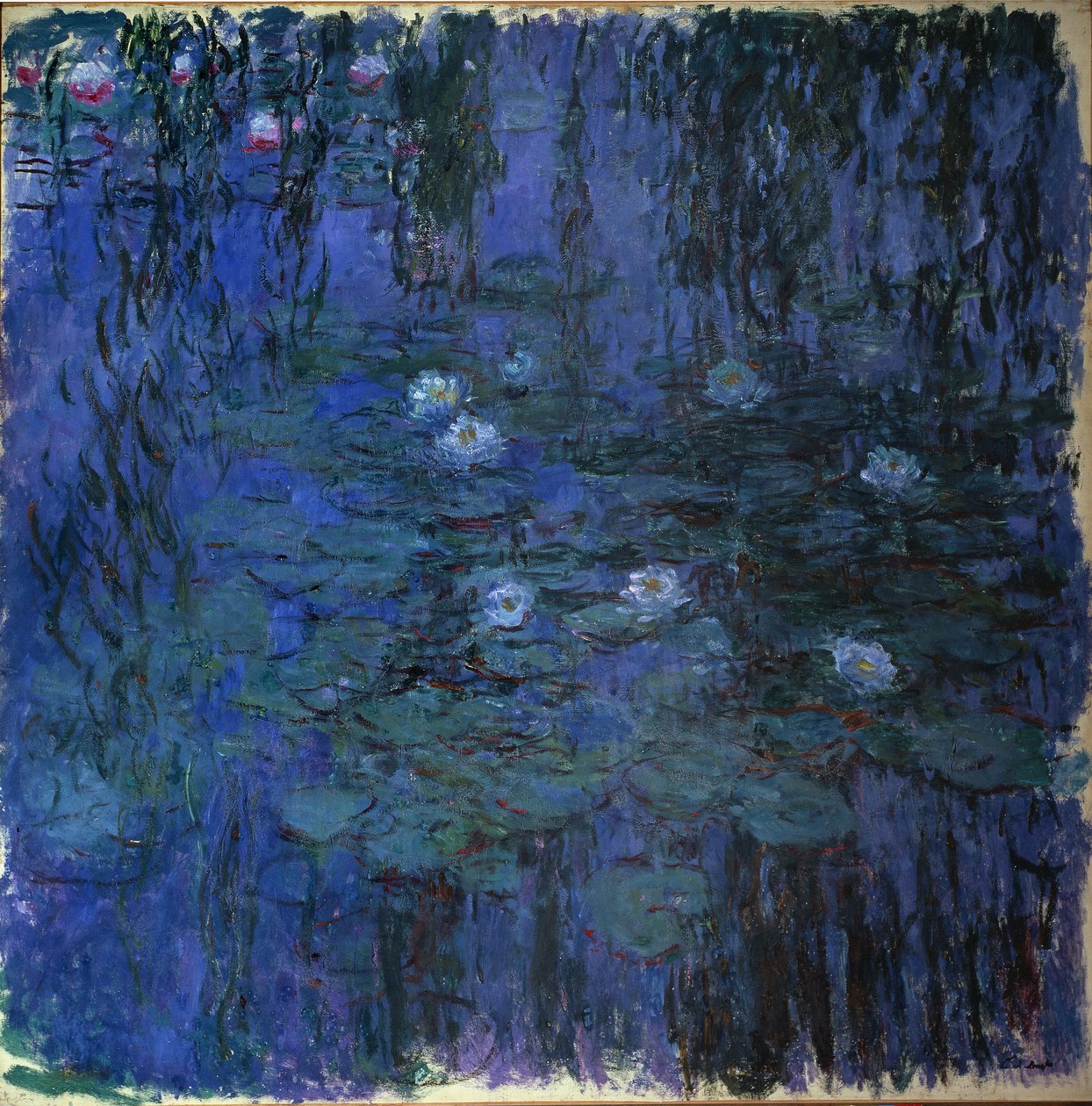 Mavi Nilüfer (tuval üzerine yağlı boya, c.1916-19) by Claude Monet