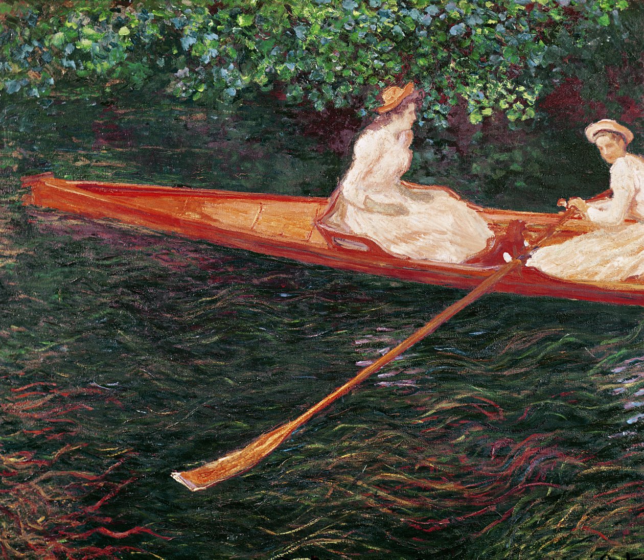 Epte Nehri üzerinde tekne gezintisi, c.1889-1890 by Claude Monet