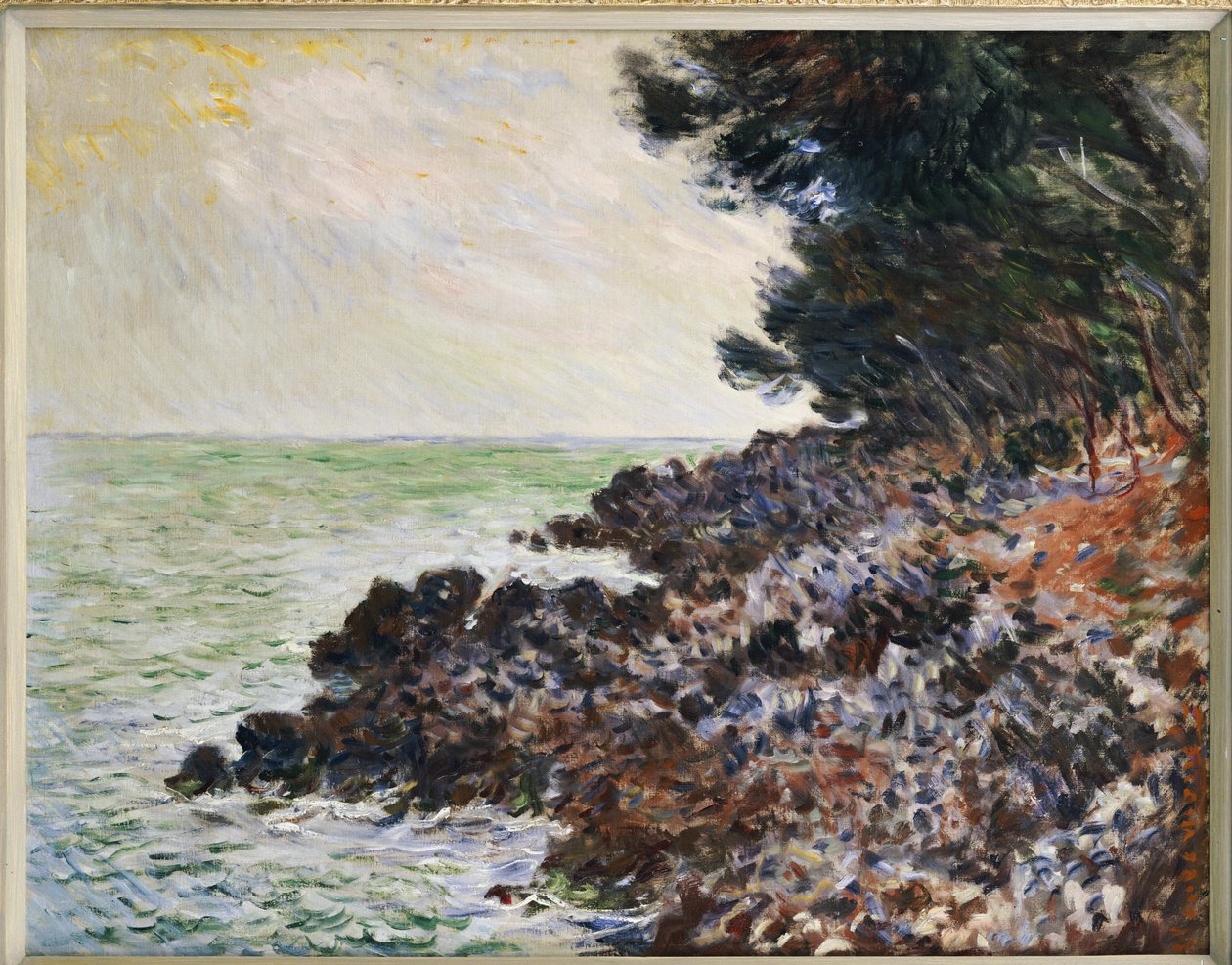 kap martin by Claude Monet