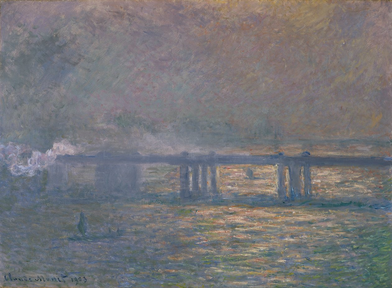 Charing Çapraz Köprü by Claude Monet