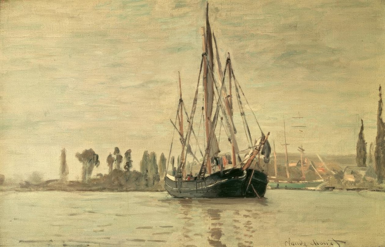 Chassemarée demir atmış (Rouen) by Claude Monet
