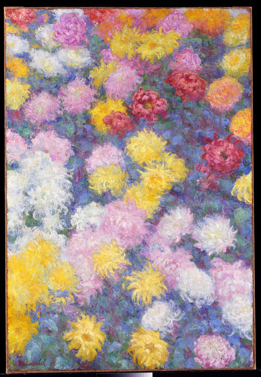 Krizantemler, 1897 by Claude Monet