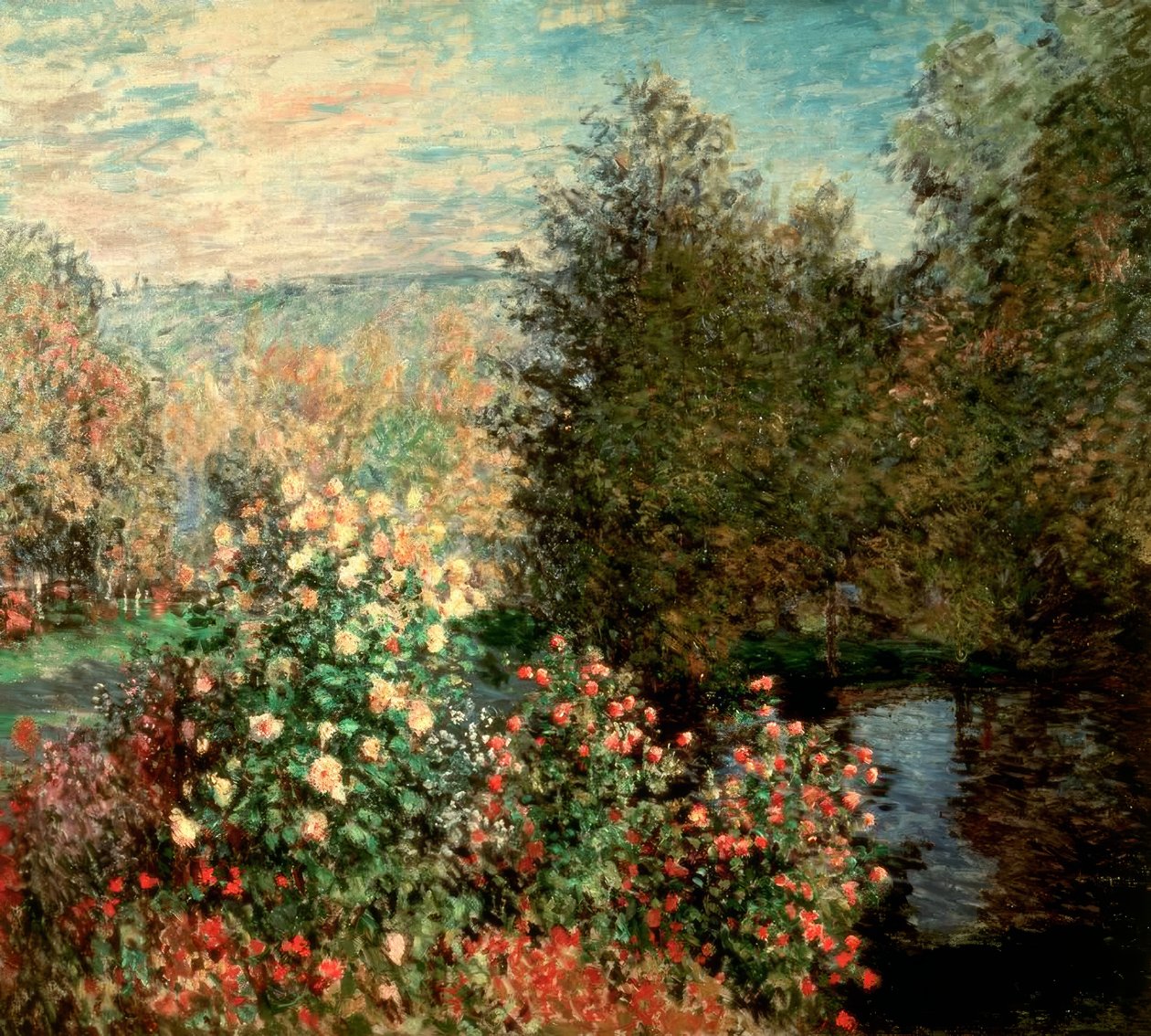 Coin de jardin à Montgeron by Claude Monet