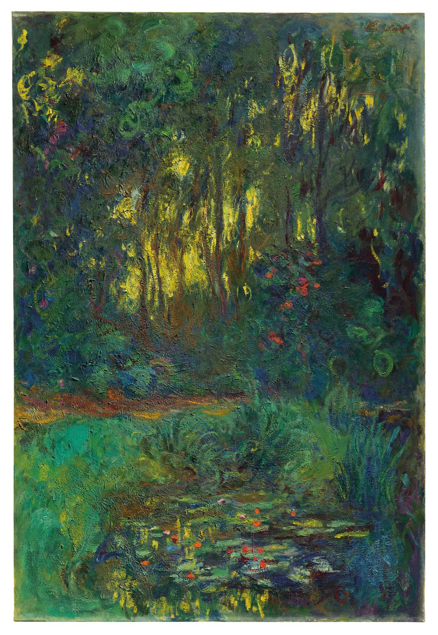 Nilüfer Göletinin Köşesi, c.1918-19 by Claude Monet