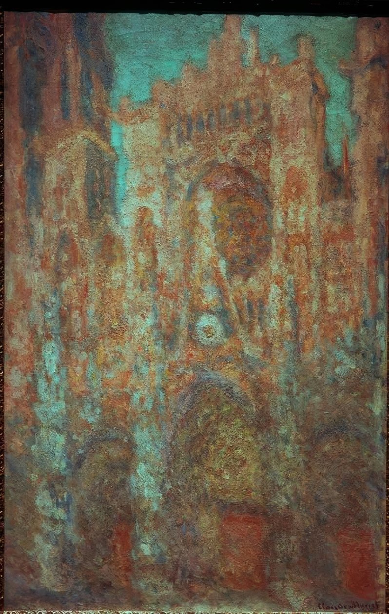 Rouen Katedrali (Pembe Katedral) by Claude Monet