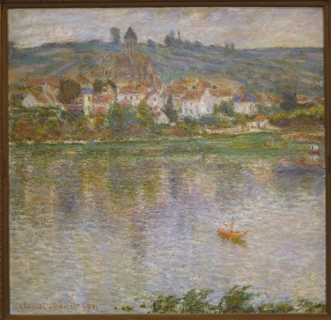 Vetheuil şehri by Claude Monet