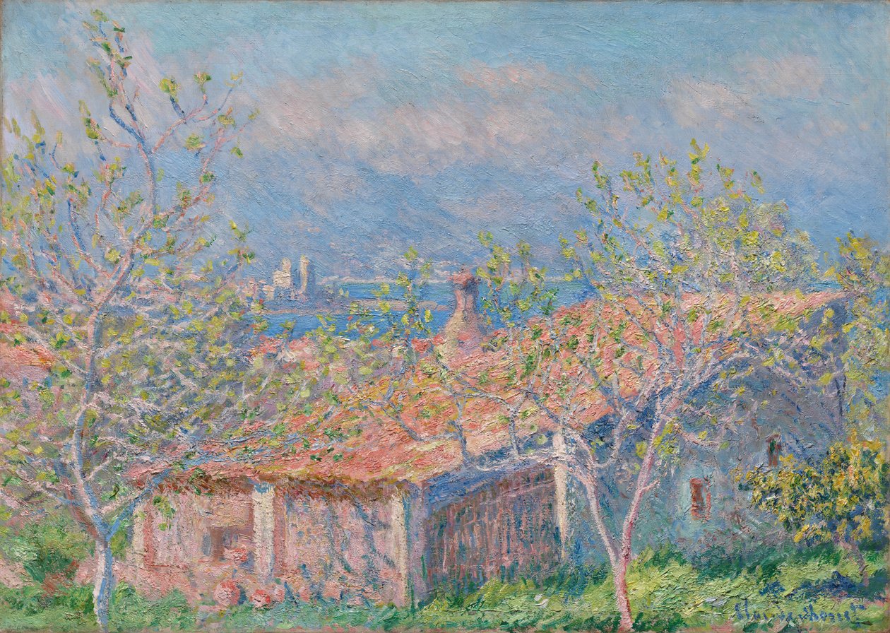 Antibes'teki Bahçıvanın Evi by Claude Monet
