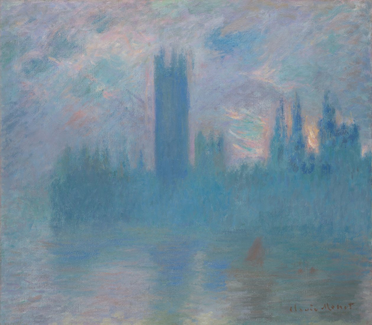 Parlamento Binaları, Londra, 190001. by Claude Monet