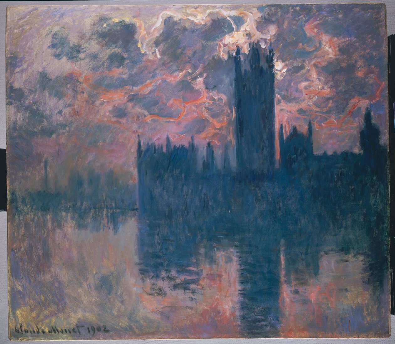 Parlamento Binaları, Gün Batımı, 1902 by Claude Monet