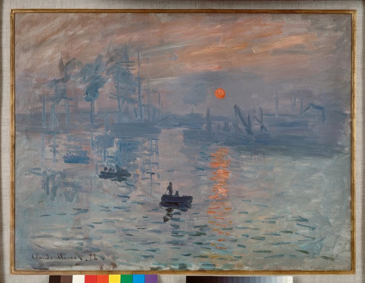 Yazdır, yükselen güneş by Claude Monet