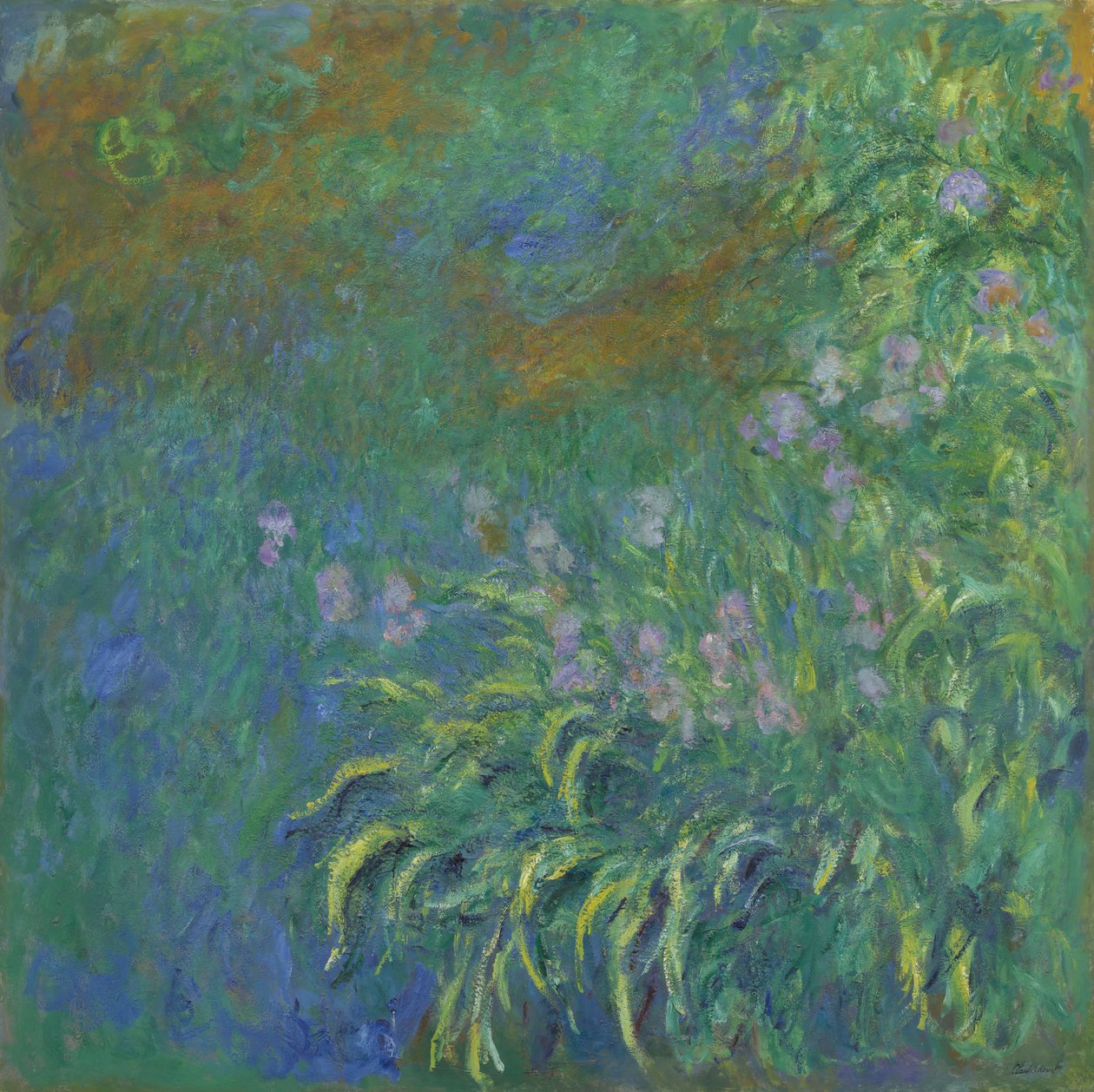 İrisler, 191417. by Claude Monet