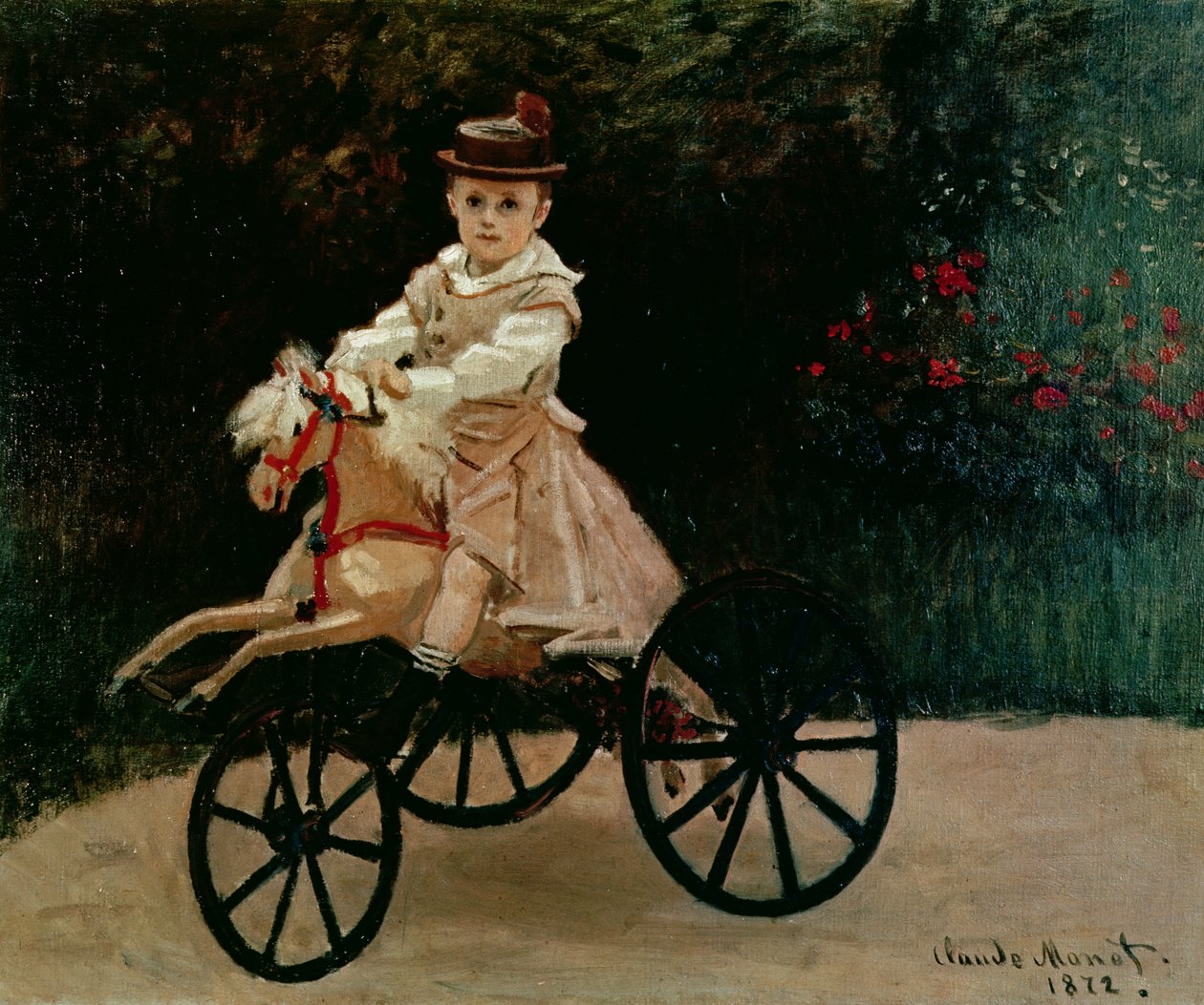 Jean Monet Hobi Atında by Claude Monet