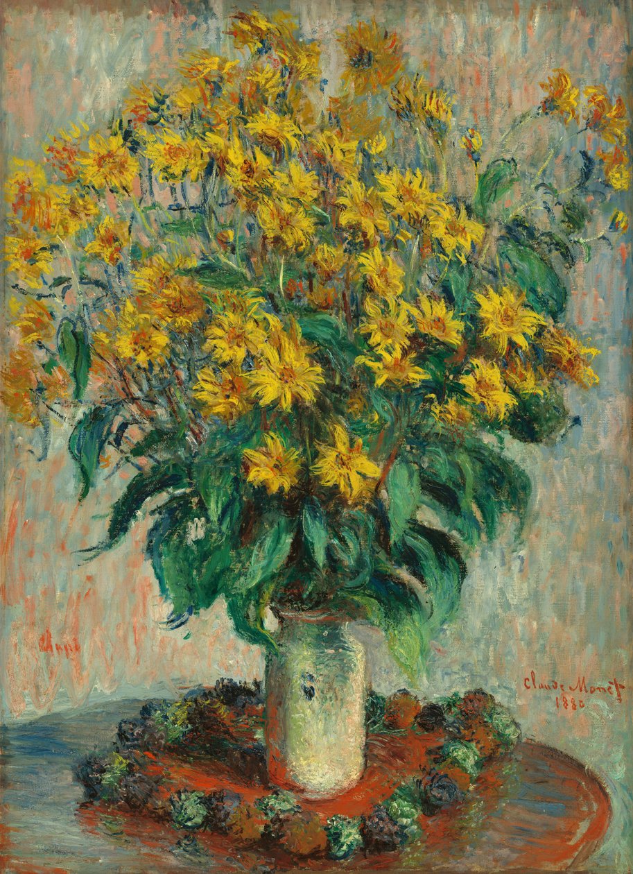 Kudüs Enginar Çiçekleri by Claude Monet