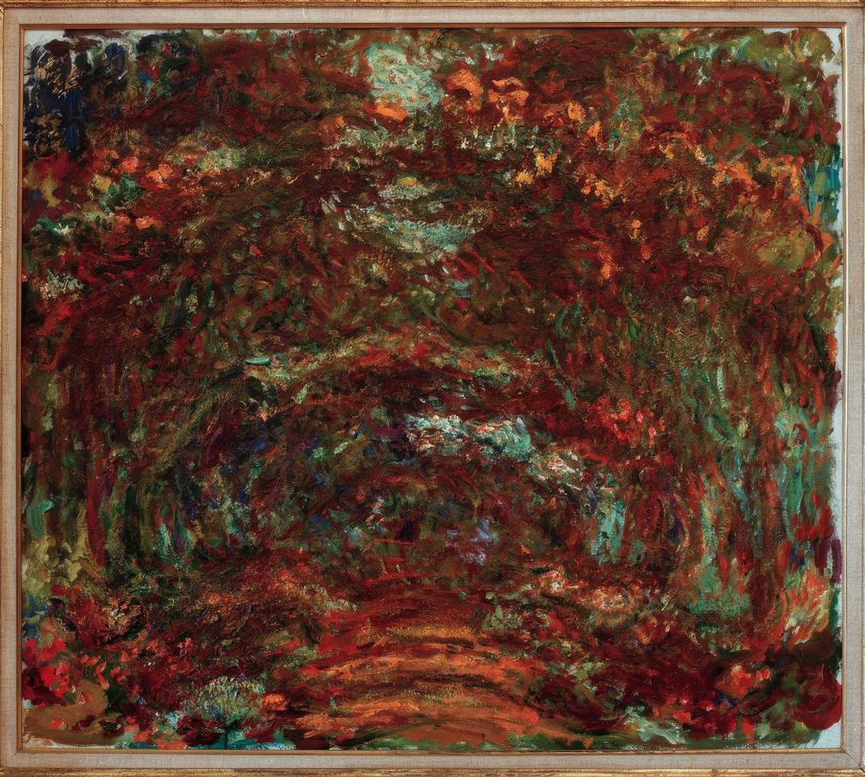 Allée des Rosiers (Die Rosenallee) by Claude Monet
