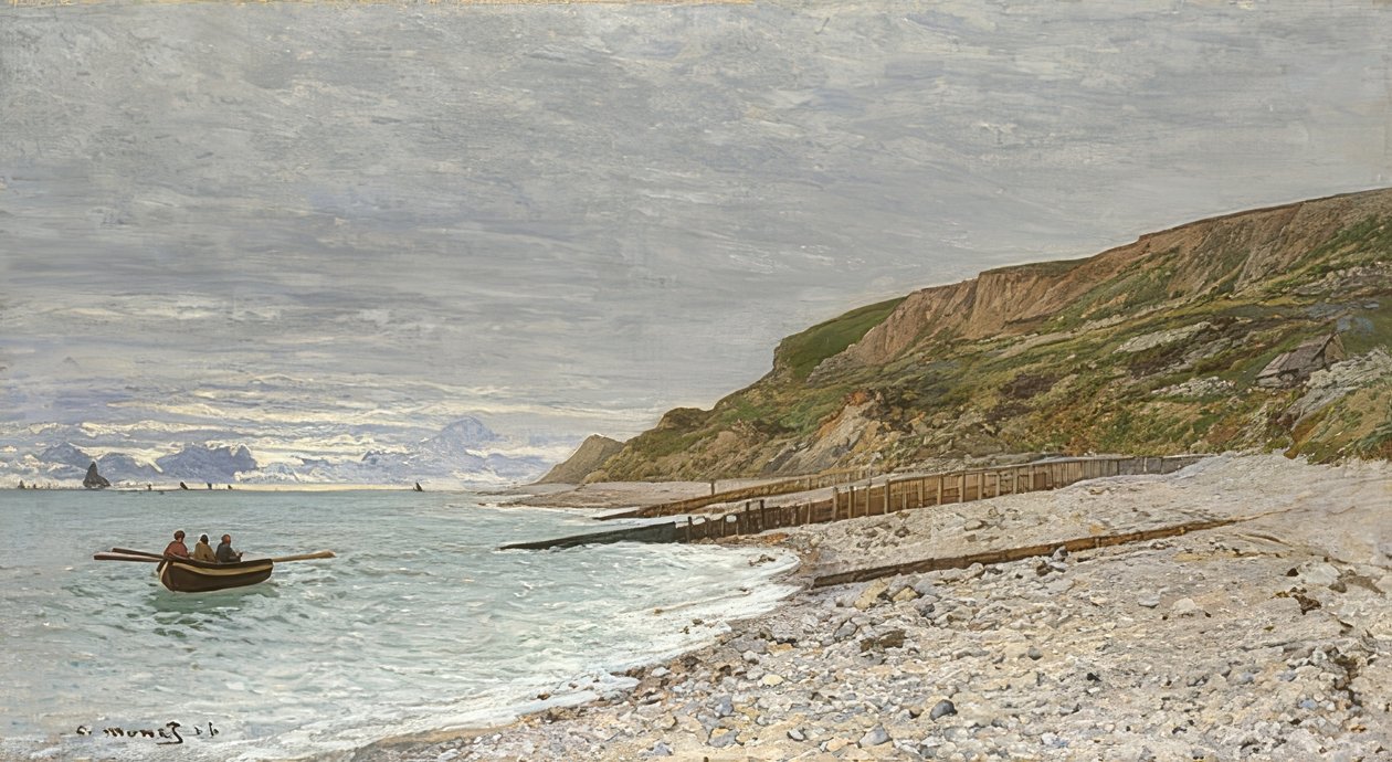 La Pointe de la Hève, Sainte-Adres. 1864 by Claude Monet