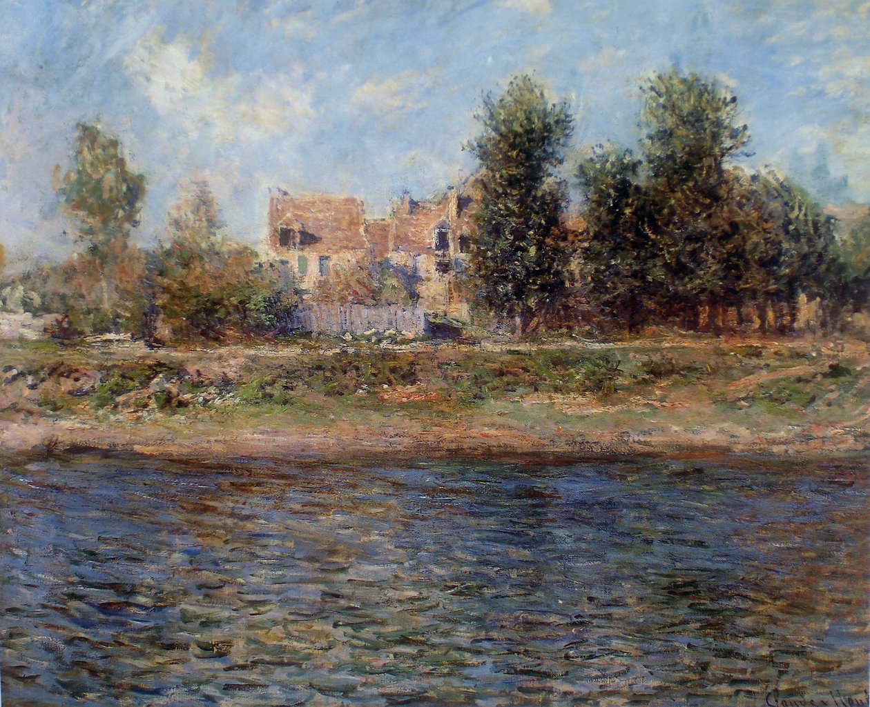 La Seine Dağı, 1880. by Claude Monet