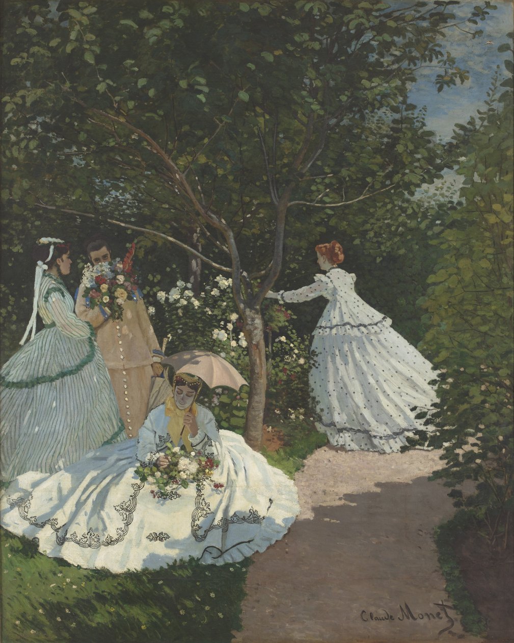 bahçedeki bayanlar by Claude Monet