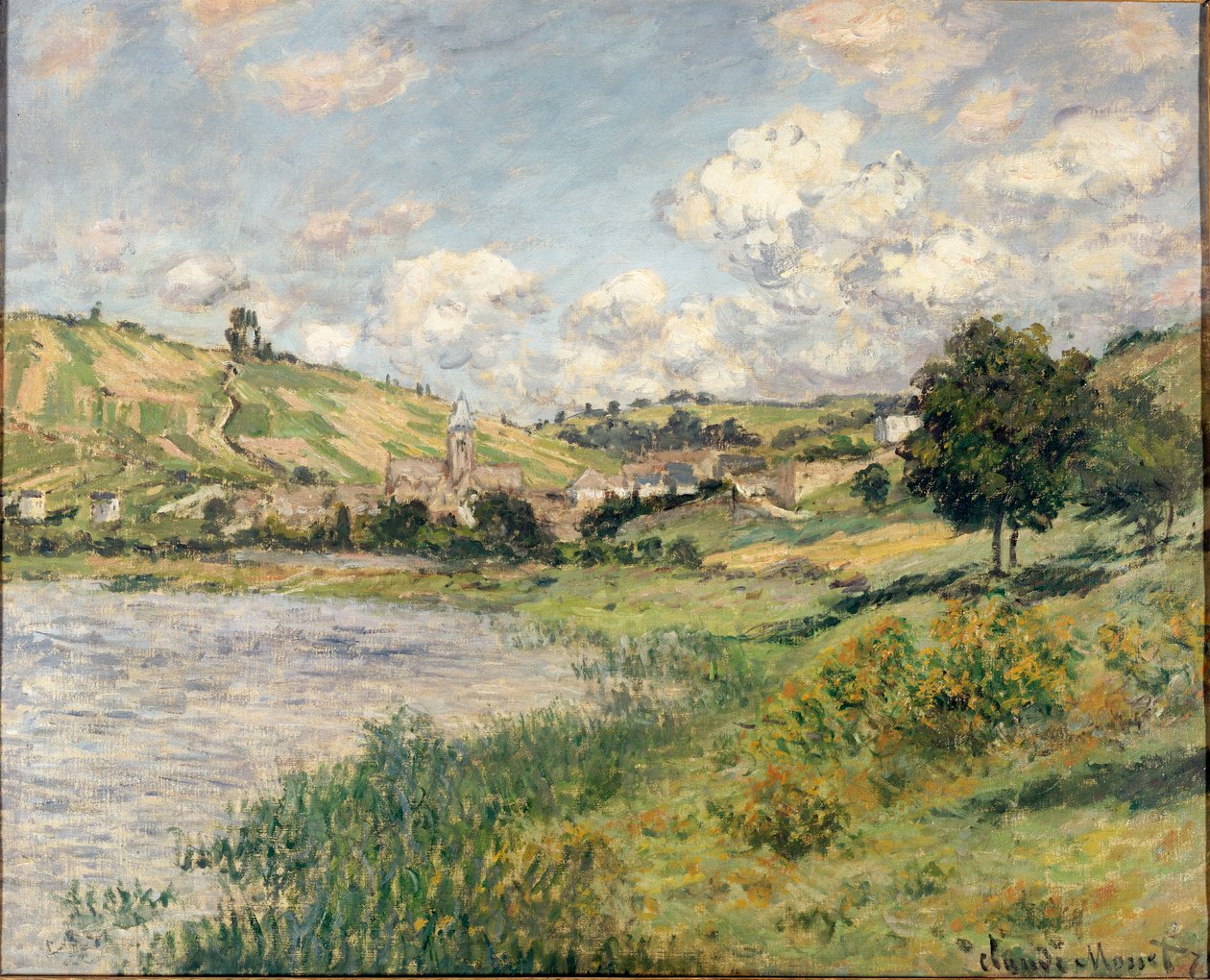 Manzara. Vetheuil by Claude Monet