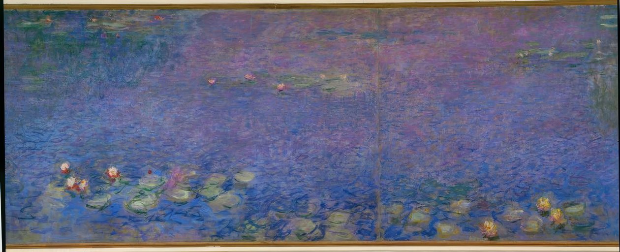 Söğütsüz nilüfer göleti, Sabah by Claude Monet