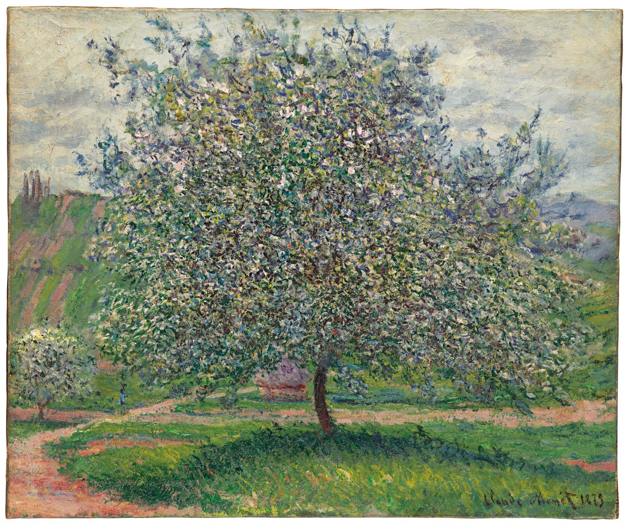 Elma Ağacı, 1879 by Claude Monet