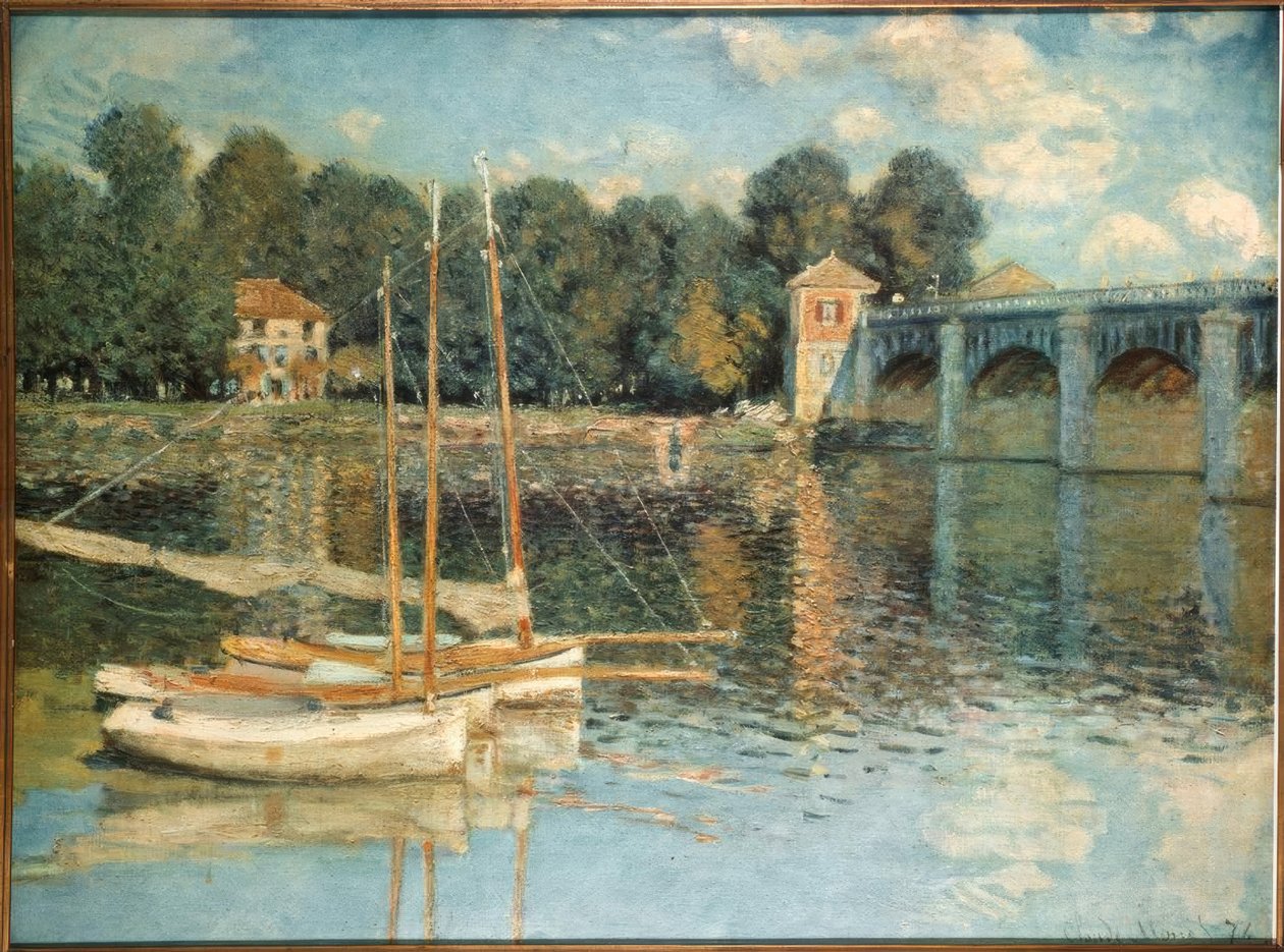 Argenteuil Köprüsü by Claude Monet