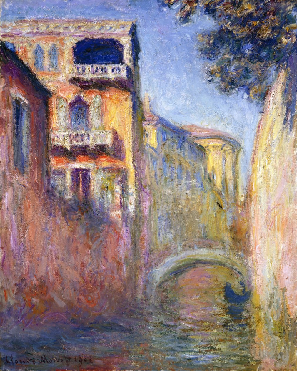 Rio de la Salute, 1908 by Claude Monet