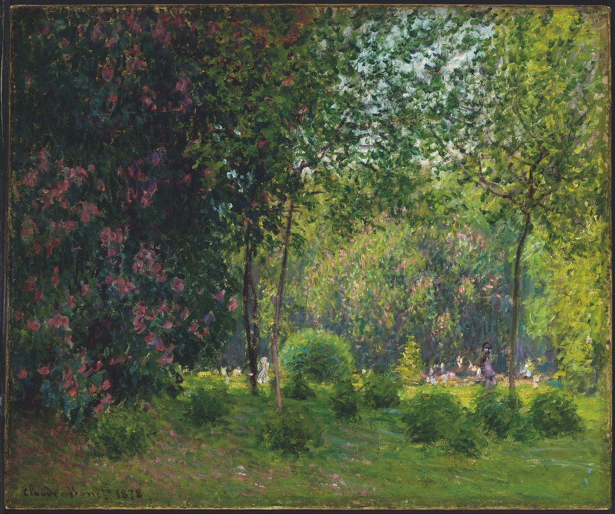 Parc Monceau by Claude Monet