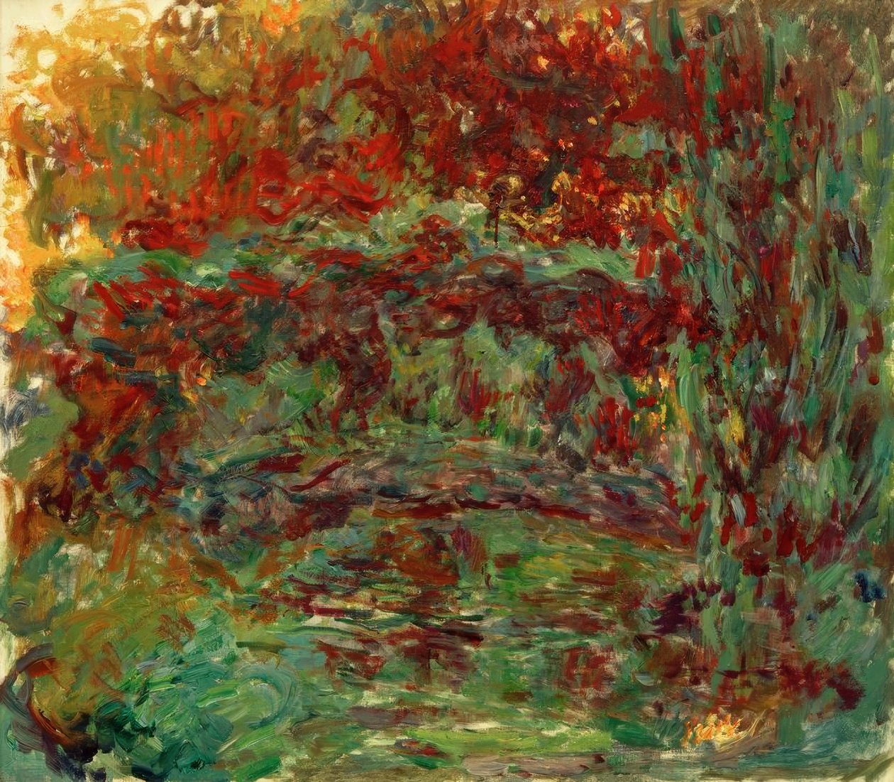 Japon Köprüsü by Claude Monet