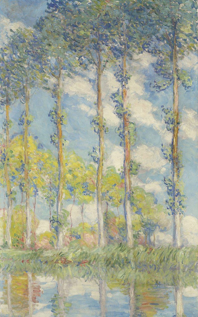 Kavaklar, 1891 by Claude Monet
