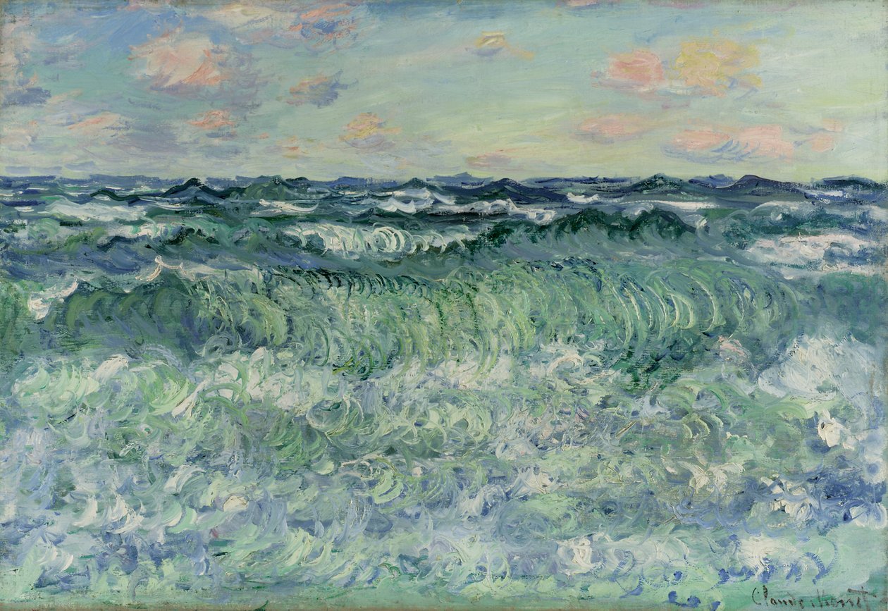 Deniz (Deniz çalışması) by Claude Monet